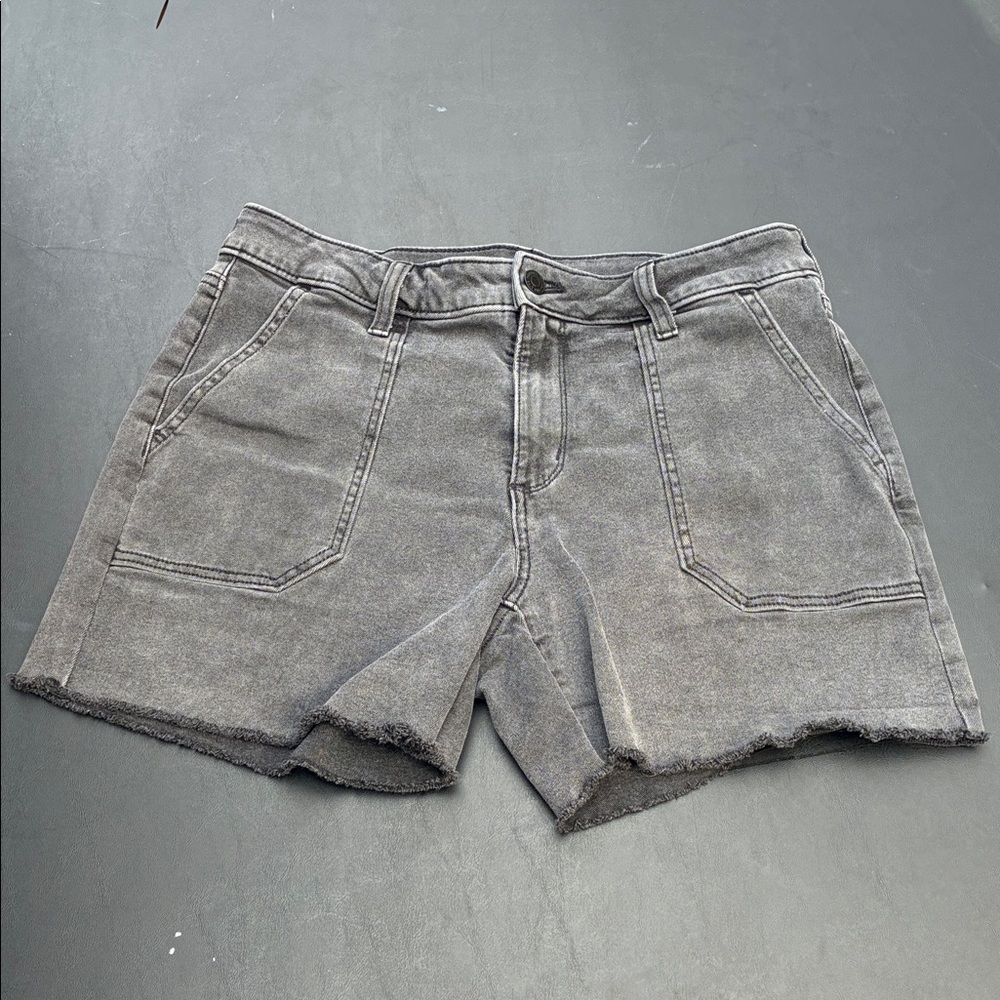 Sonoma Charcoal Jean Shorts Womens Sz 10
